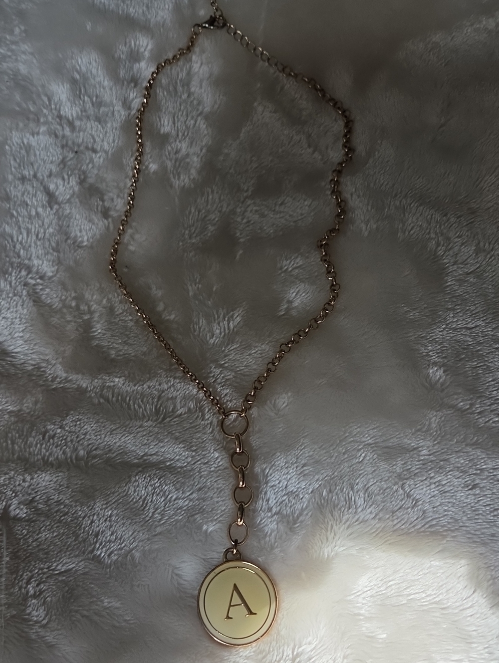2/$35 Gold-Tone Personalized Initial A Letter Pendant Necklace.